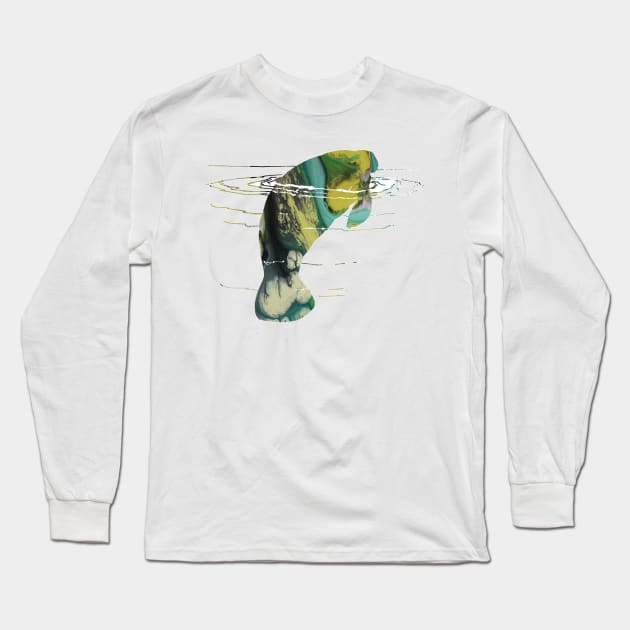 Manatee Long Sleeve T-Shirt by BittenByErmines